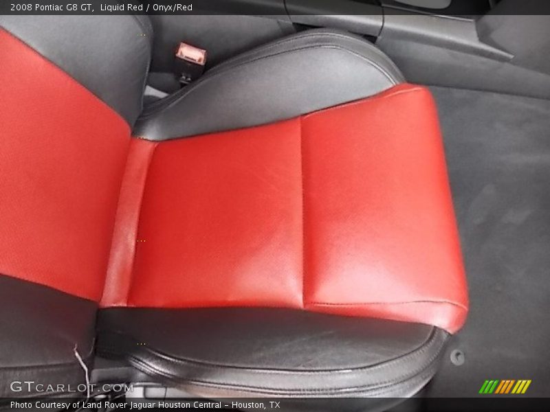 Liquid Red / Onyx/Red 2008 Pontiac G8 GT
