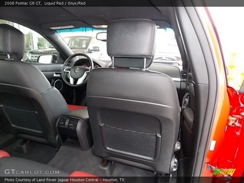 Liquid Red / Onyx/Red 2008 Pontiac G8 GT