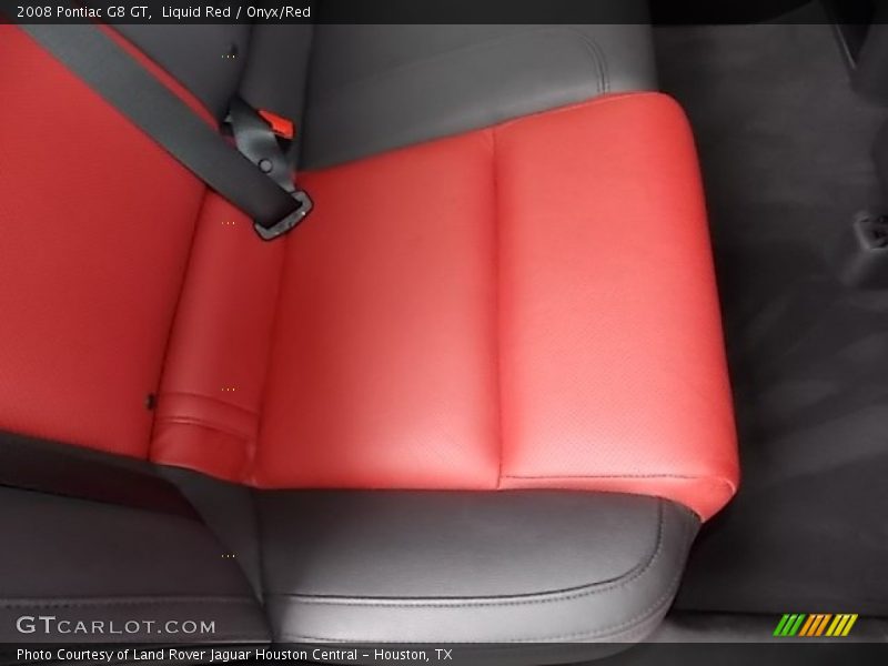 Liquid Red / Onyx/Red 2008 Pontiac G8 GT