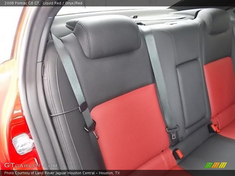 Liquid Red / Onyx/Red 2008 Pontiac G8 GT