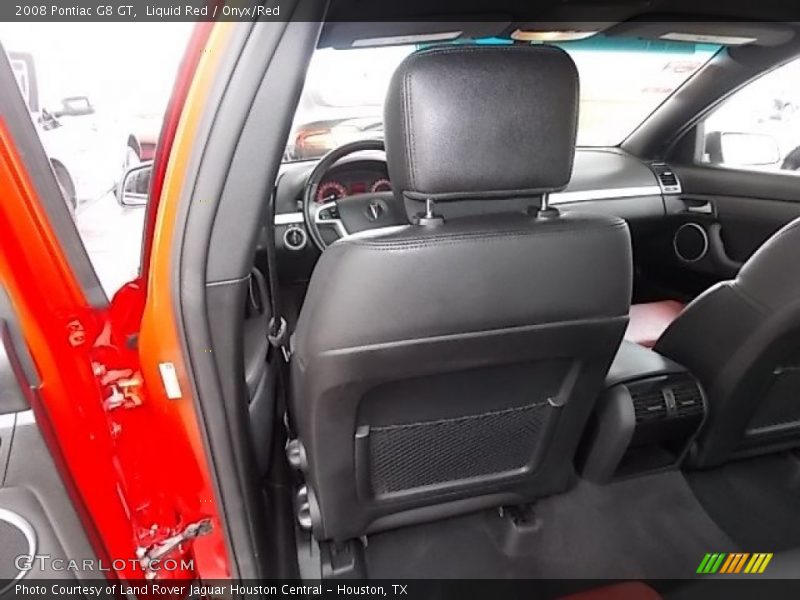 Liquid Red / Onyx/Red 2008 Pontiac G8 GT