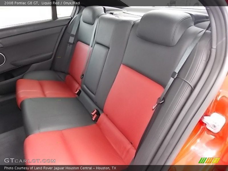 Rear Seat of 2008 G8 GT