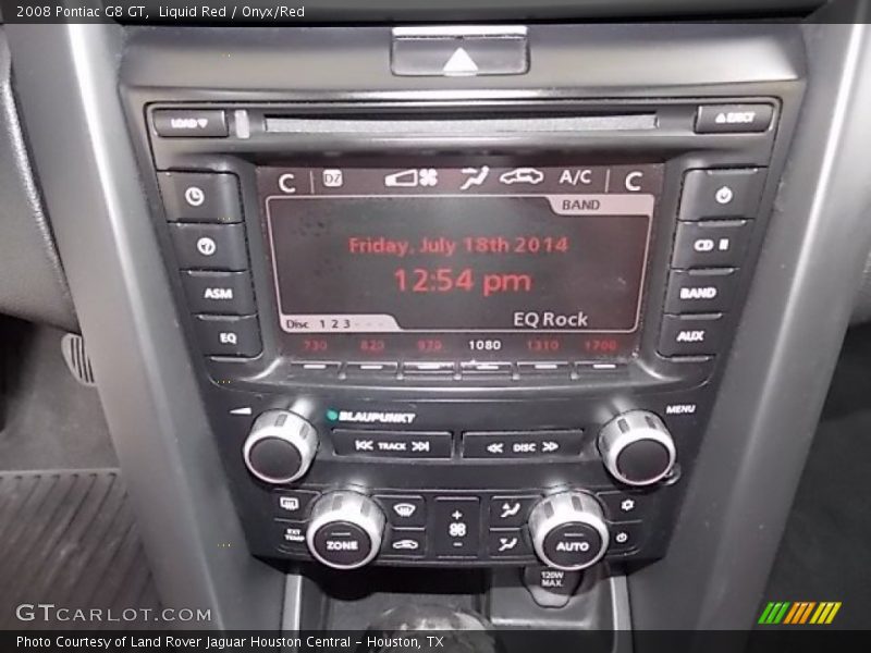 Controls of 2008 G8 GT