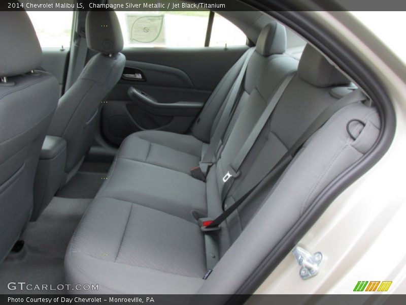 Champagne Silver Metallic / Jet Black/Titanium 2014 Chevrolet Malibu LS