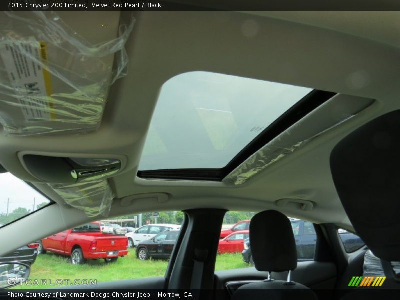 Velvet Red Pearl / Black 2015 Chrysler 200 Limited