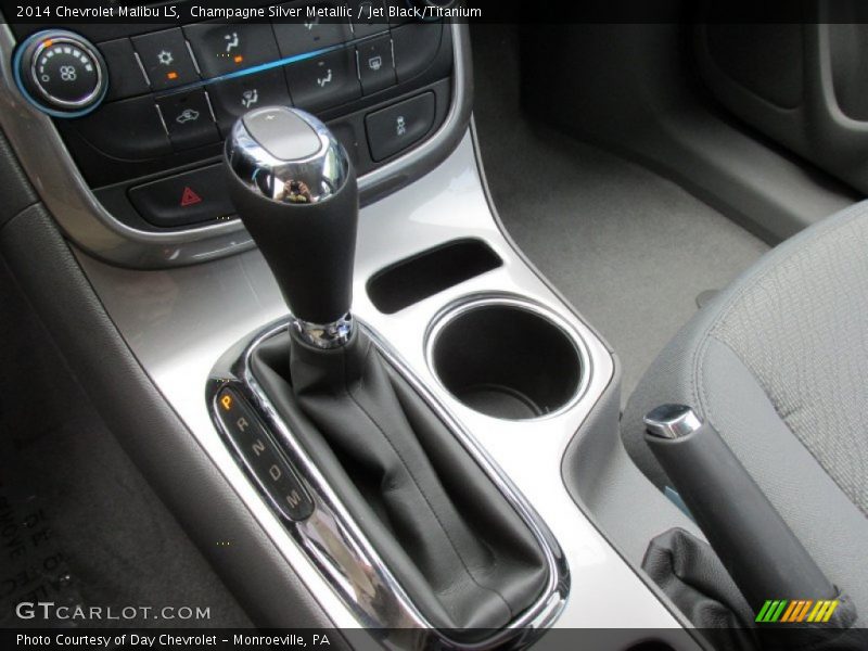 Champagne Silver Metallic / Jet Black/Titanium 2014 Chevrolet Malibu LS