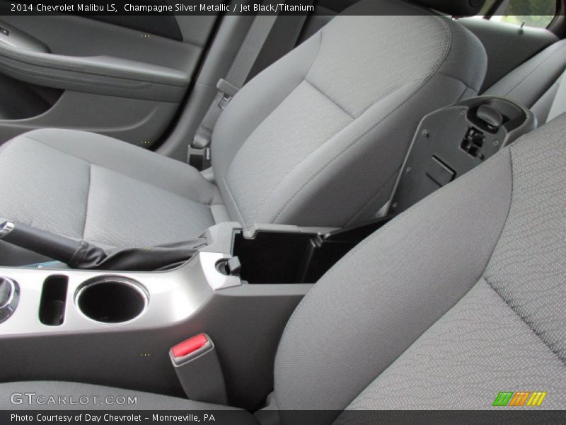 Champagne Silver Metallic / Jet Black/Titanium 2014 Chevrolet Malibu LS