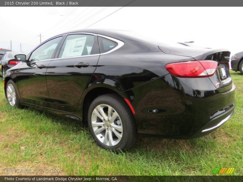 Black / Black 2015 Chrysler 200 Limited