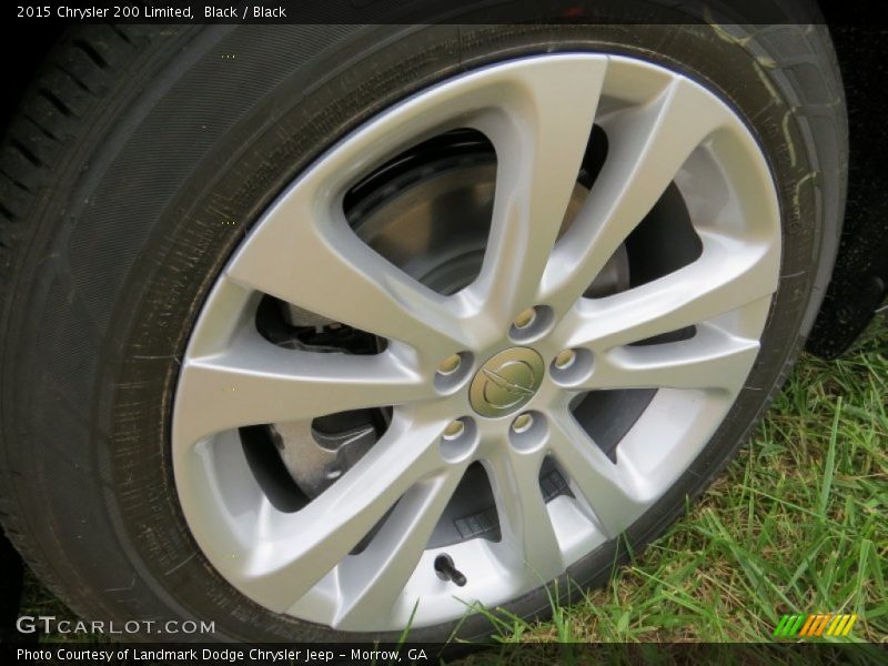 Black / Black 2015 Chrysler 200 Limited