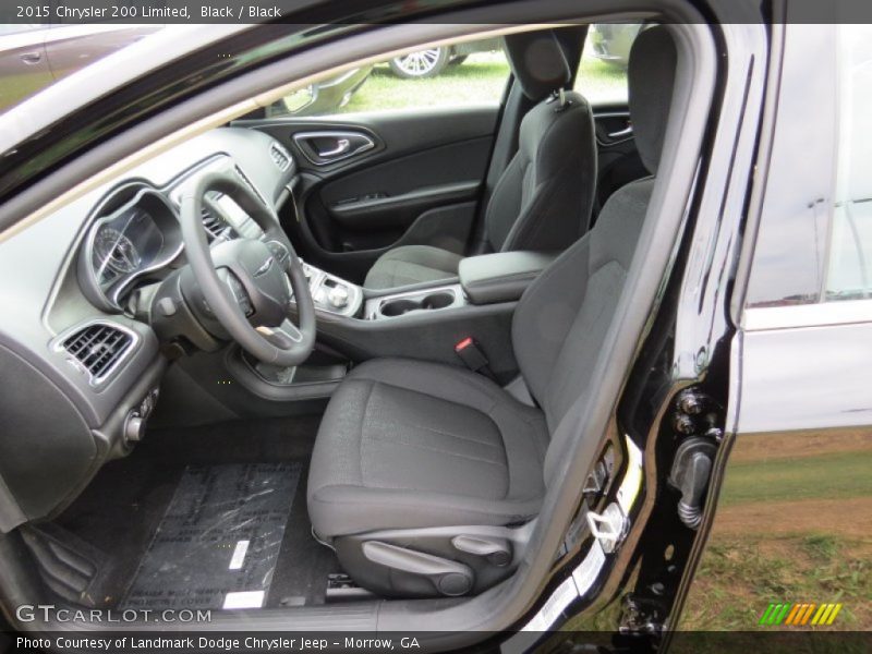 Black / Black 2015 Chrysler 200 Limited