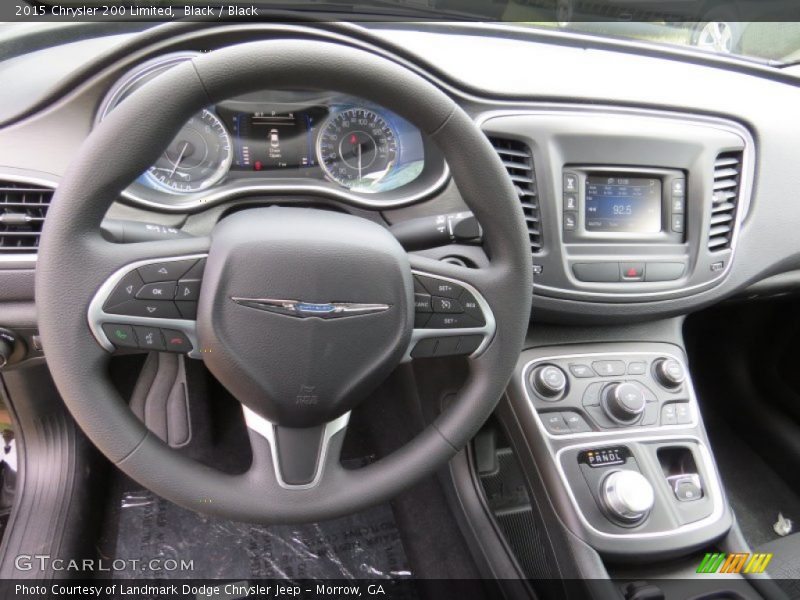 Black / Black 2015 Chrysler 200 Limited