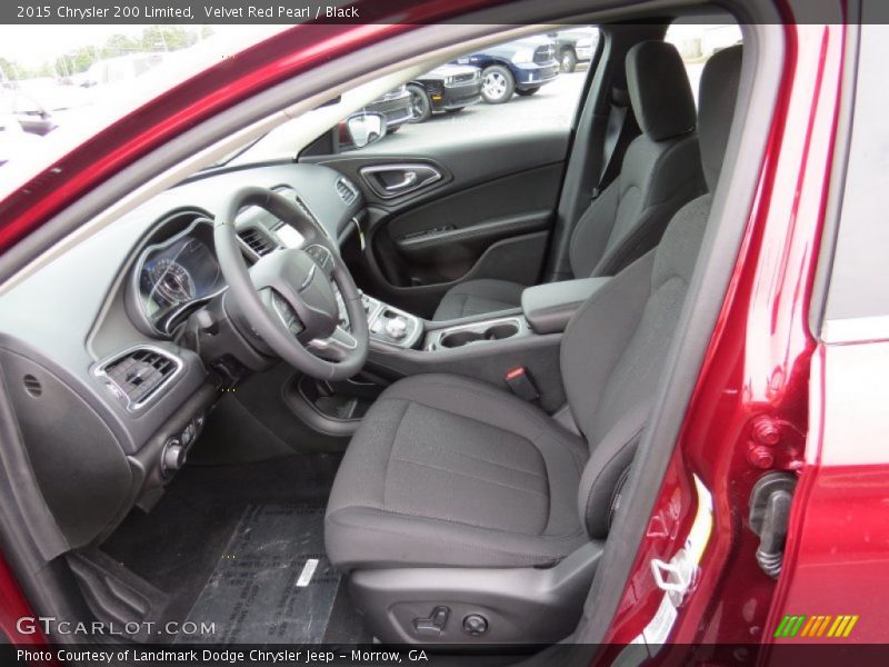 Velvet Red Pearl / Black 2015 Chrysler 200 Limited