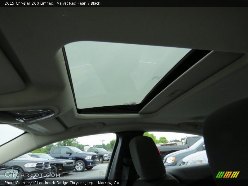 Velvet Red Pearl / Black 2015 Chrysler 200 Limited