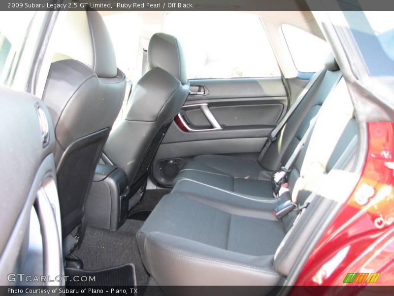 Ruby Red Pearl / Off Black 2009 Subaru Legacy 2.5 GT Limited