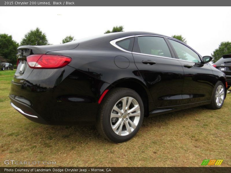Black / Black 2015 Chrysler 200 Limited