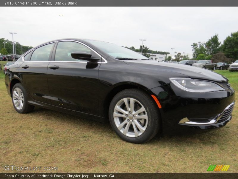 Black / Black 2015 Chrysler 200 Limited