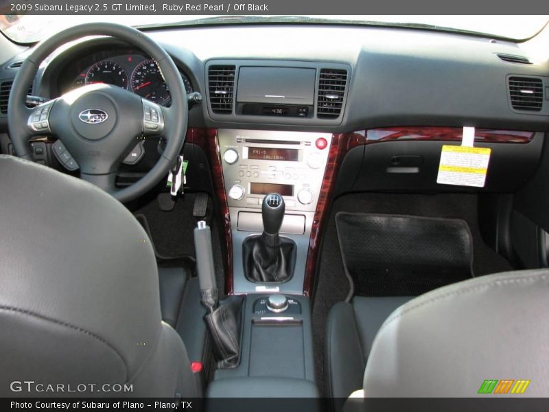Ruby Red Pearl / Off Black 2009 Subaru Legacy 2.5 GT Limited