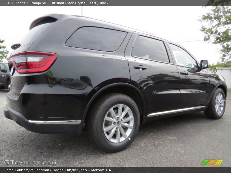 Brilliant Black Crystal Pearl / Black 2014 Dodge Durango SXT