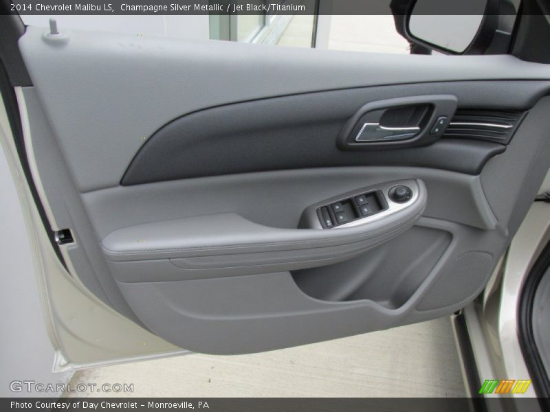 Champagne Silver Metallic / Jet Black/Titanium 2014 Chevrolet Malibu LS