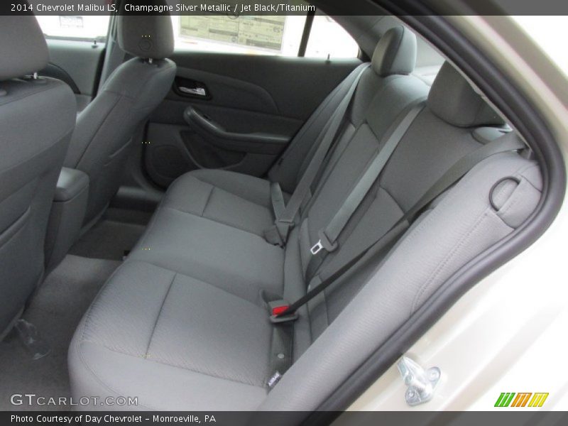 Champagne Silver Metallic / Jet Black/Titanium 2014 Chevrolet Malibu LS