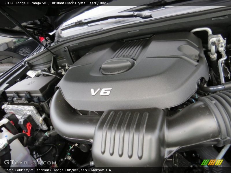 Brilliant Black Crystal Pearl / Black 2014 Dodge Durango SXT