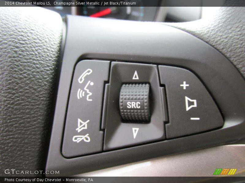 Champagne Silver Metallic / Jet Black/Titanium 2014 Chevrolet Malibu LS