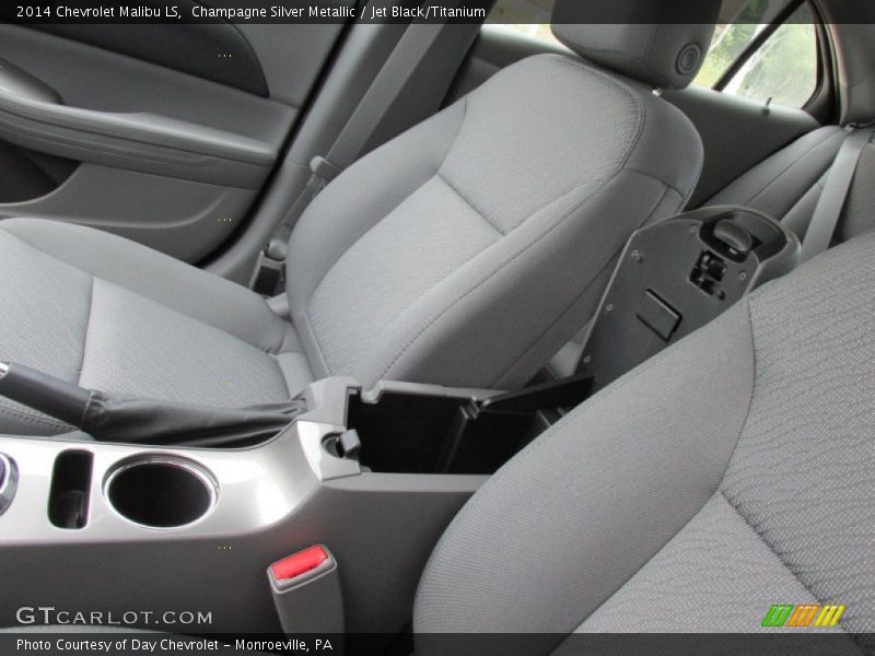 Champagne Silver Metallic / Jet Black/Titanium 2014 Chevrolet Malibu LS