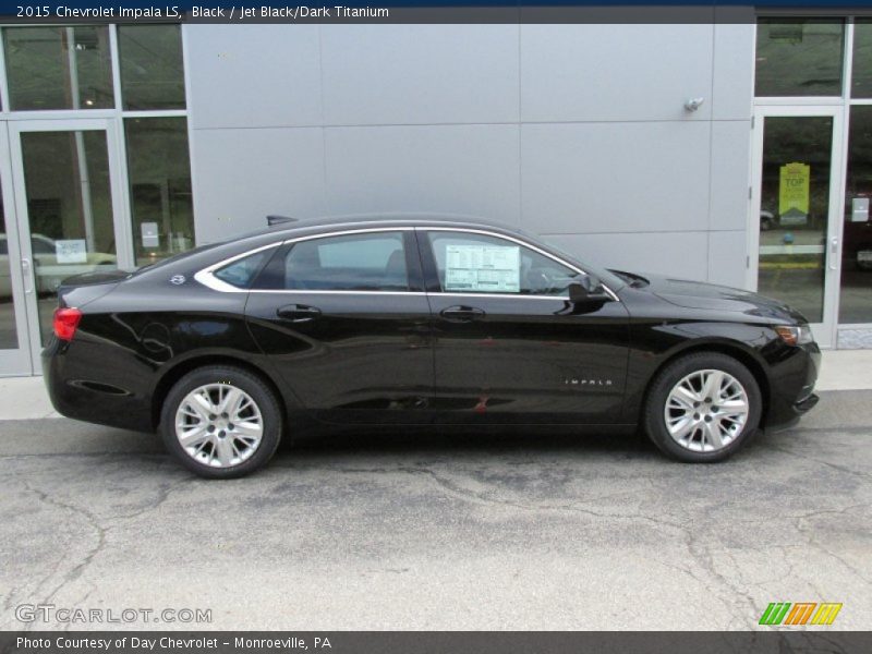 Black / Jet Black/Dark Titanium 2015 Chevrolet Impala LS