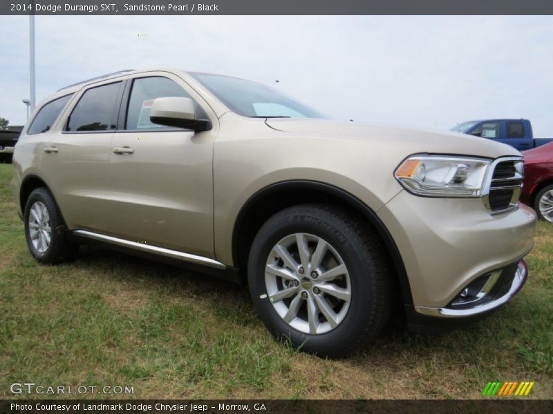 Sandstone Pearl / Black 2014 Dodge Durango SXT