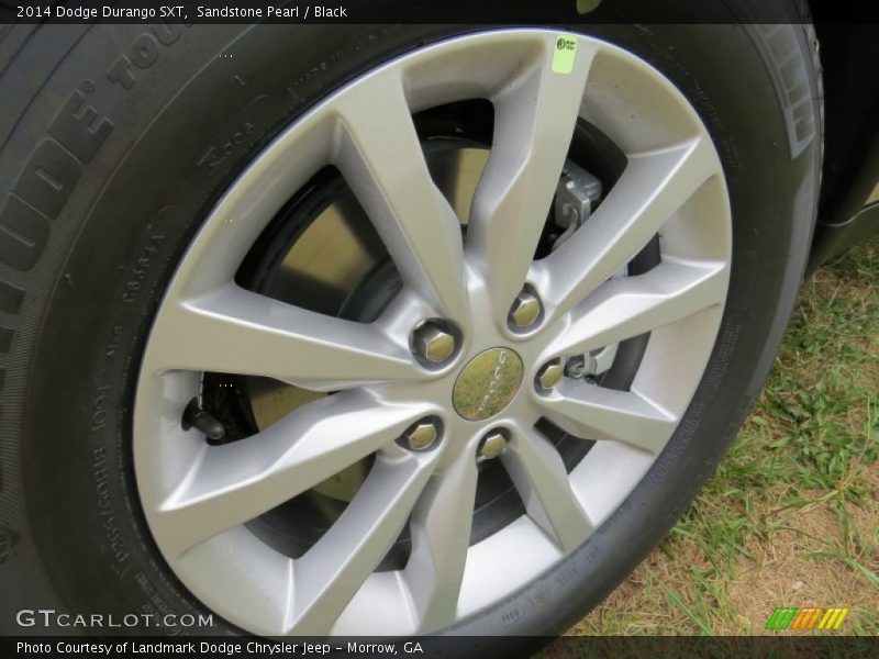 Sandstone Pearl / Black 2014 Dodge Durango SXT