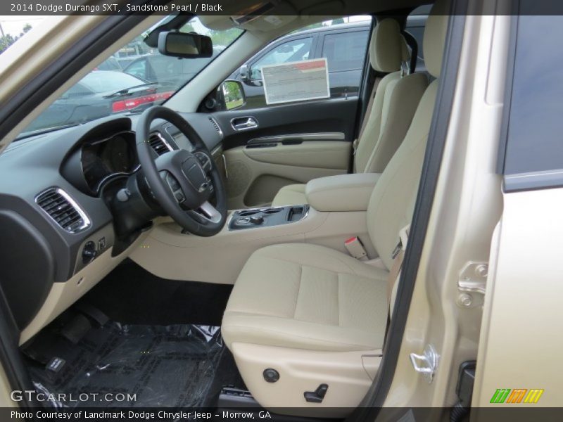 Sandstone Pearl / Black 2014 Dodge Durango SXT