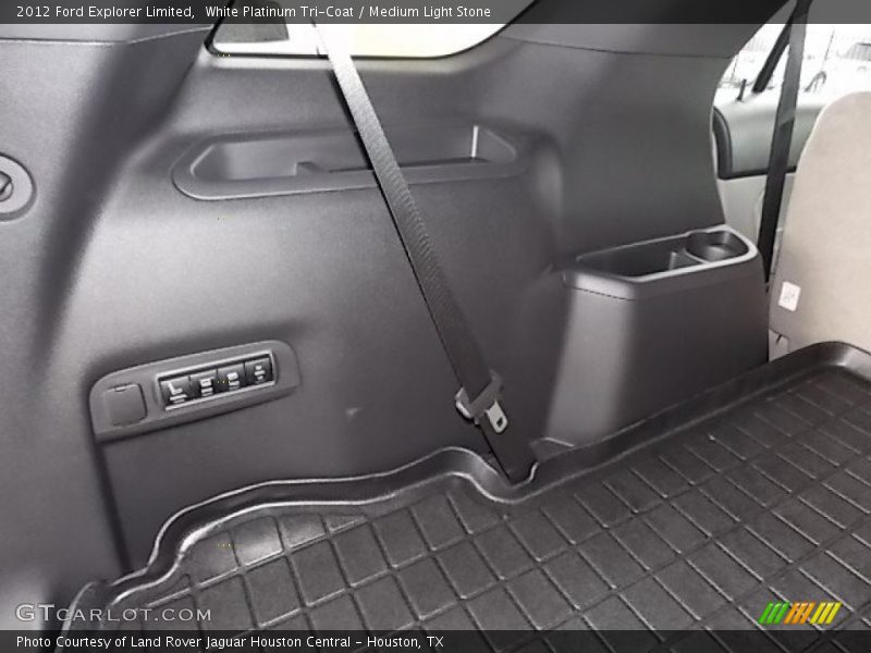 White Platinum Tri-Coat / Medium Light Stone 2012 Ford Explorer Limited