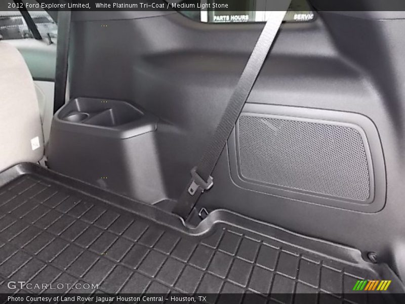White Platinum Tri-Coat / Medium Light Stone 2012 Ford Explorer Limited