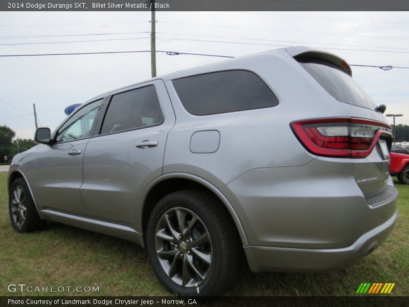 Billet Silver Metallic / Black 2014 Dodge Durango SXT