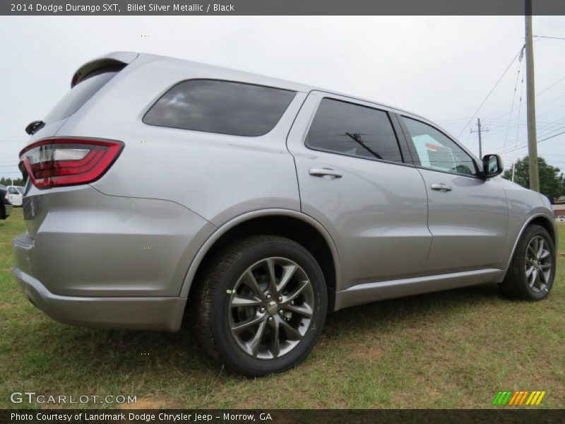 Billet Silver Metallic / Black 2014 Dodge Durango SXT