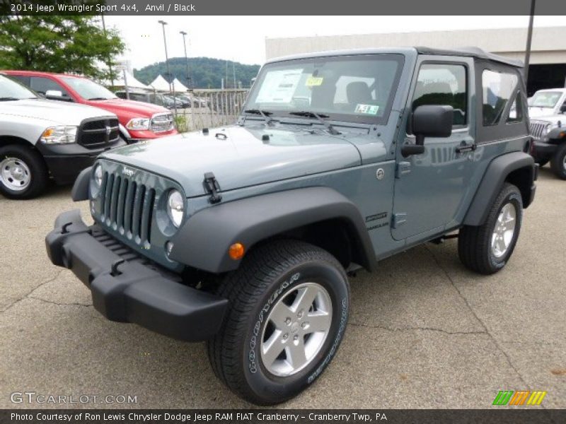 Anvil / Black 2014 Jeep Wrangler Sport 4x4