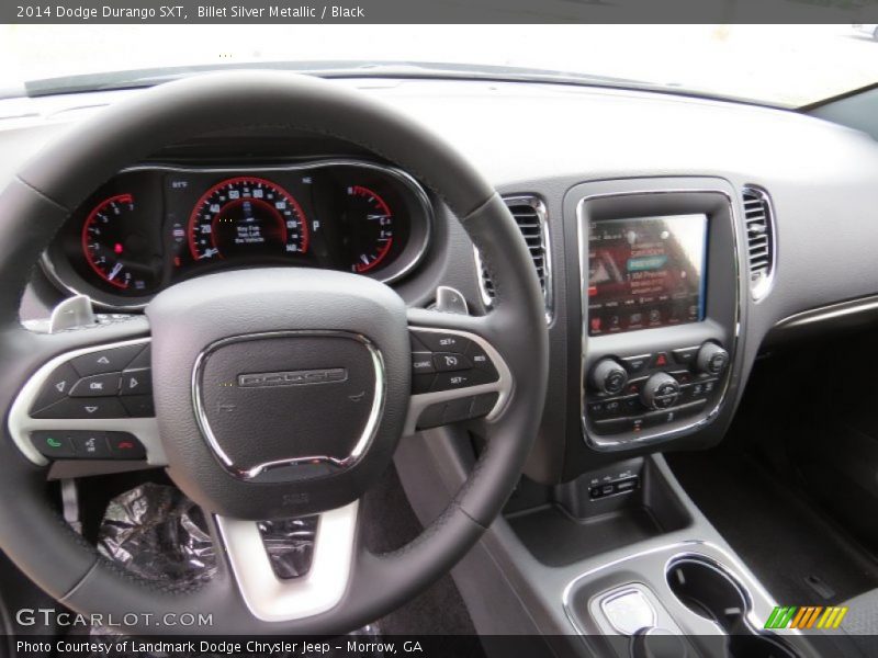 Billet Silver Metallic / Black 2014 Dodge Durango SXT