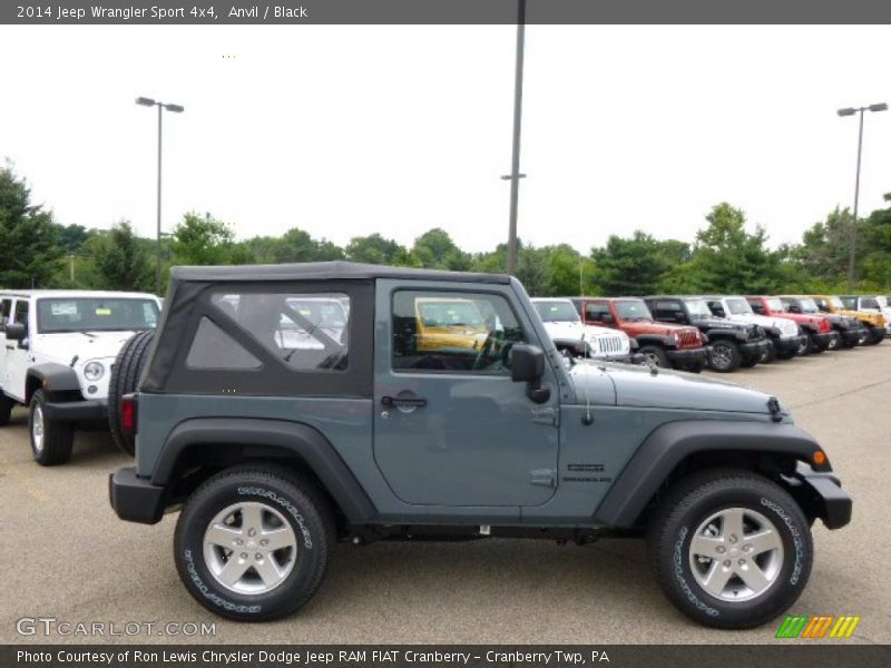 Anvil / Black 2014 Jeep Wrangler Sport 4x4