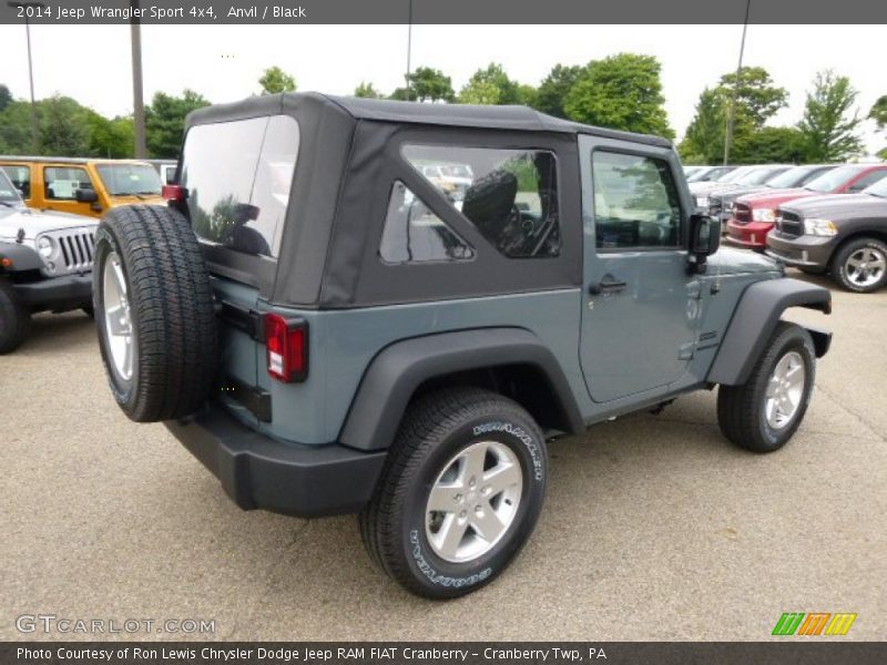 Anvil / Black 2014 Jeep Wrangler Sport 4x4