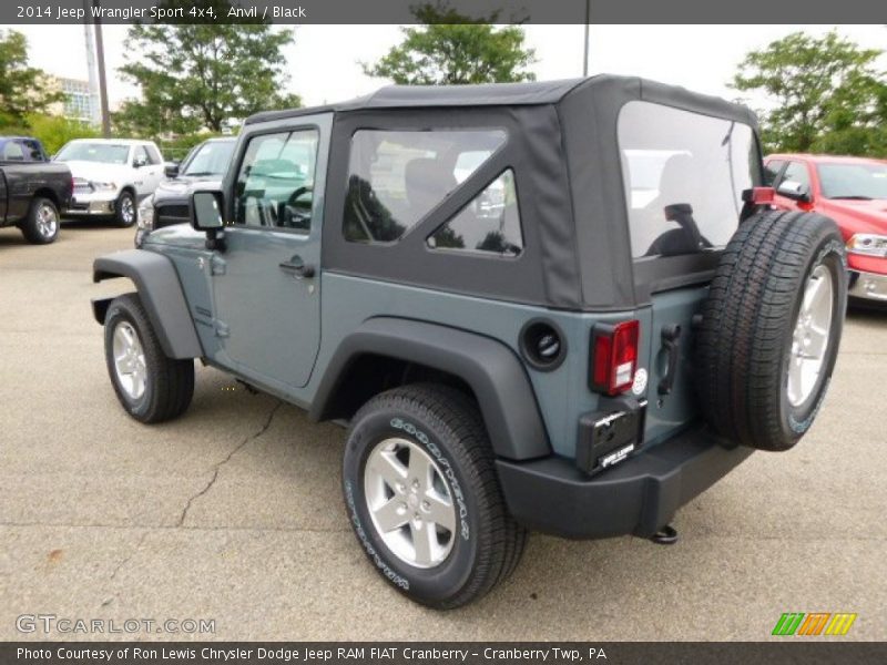 Anvil / Black 2014 Jeep Wrangler Sport 4x4