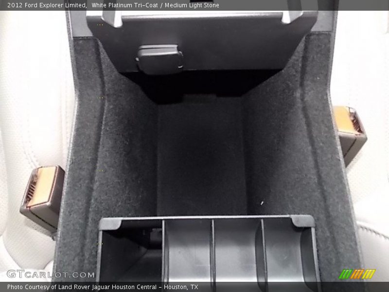 White Platinum Tri-Coat / Medium Light Stone 2012 Ford Explorer Limited