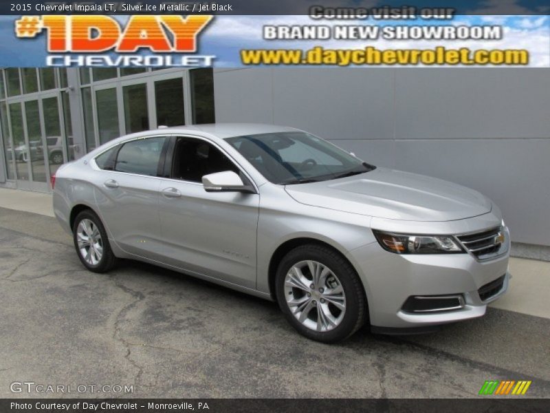 Silver Ice Metallic / Jet Black 2015 Chevrolet Impala LT