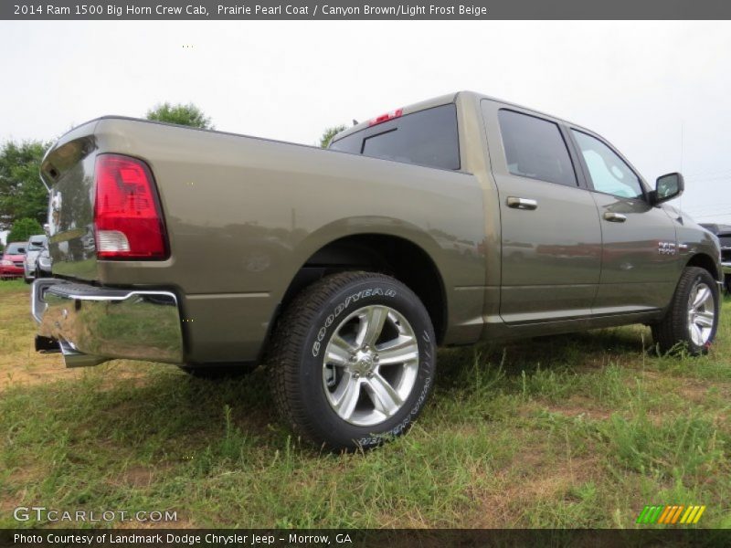 Prairie Pearl Coat / Canyon Brown/Light Frost Beige 2014 Ram 1500 Big Horn Crew Cab