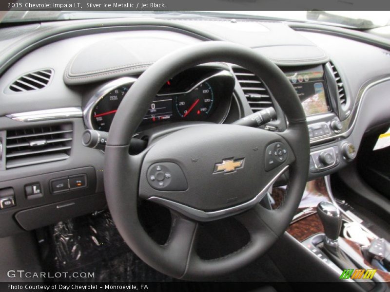 Silver Ice Metallic / Jet Black 2015 Chevrolet Impala LT