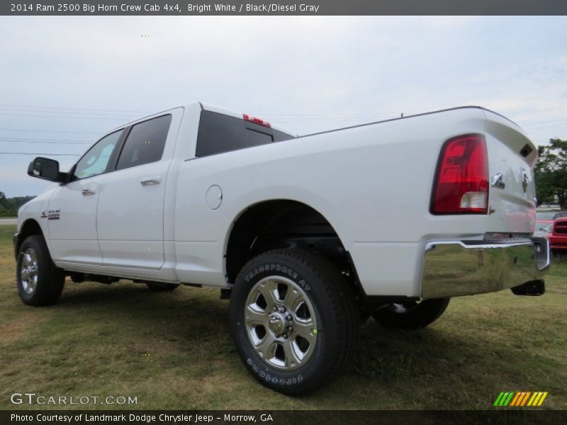 Bright White / Black/Diesel Gray 2014 Ram 2500 Big Horn Crew Cab 4x4