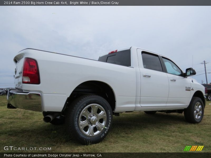 Bright White / Black/Diesel Gray 2014 Ram 2500 Big Horn Crew Cab 4x4