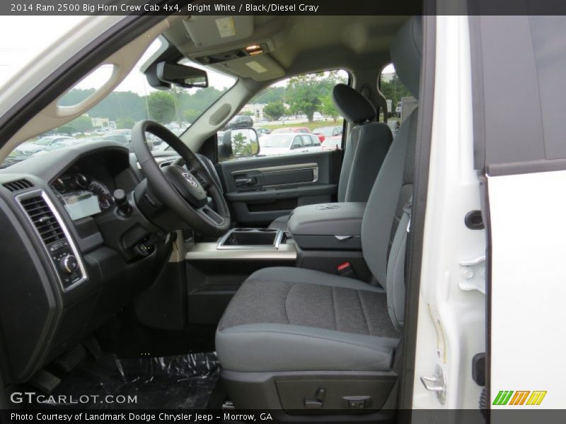 Bright White / Black/Diesel Gray 2014 Ram 2500 Big Horn Crew Cab 4x4