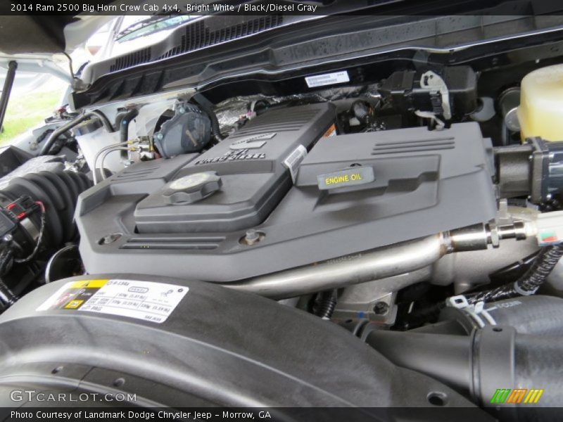 Bright White / Black/Diesel Gray 2014 Ram 2500 Big Horn Crew Cab 4x4