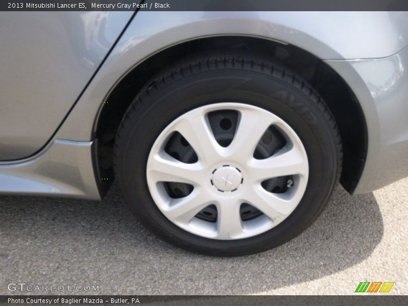 Mercury Gray Pearl / Black 2013 Mitsubishi Lancer ES