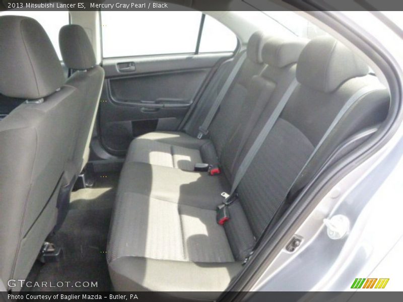 Mercury Gray Pearl / Black 2013 Mitsubishi Lancer ES